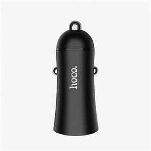 Адаптер автомобильный Hoco Z30A 2USB/5V/3.1A (black) 102264