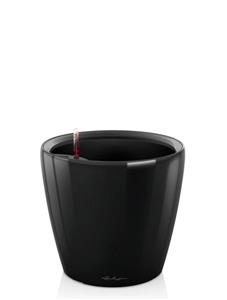 Кашпо (вазон) Lechuza (Лечуза) Classico LS 35 черный лакированный