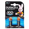 Батарейка AA Duracell LR6 Ultra Power (2-BL) (40/16720) 92407