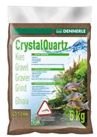 Грунт для аквариума Dennerle Crystal Quartz Gravel, темно-коричневый, 5 кг