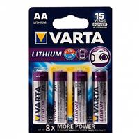 Батарейка AA Varta LR6 PROF.LITHIUM (4-BL) (40/400) .. 31737