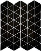 Мозаика керамическая однотонная Bonaparte Reno Black matt