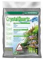 Грунт для аквариума Dennerle Crystal Quartz Gravel, темно-серый, 10 кг