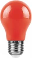 Лампа 25924 LB-375 (3W) 230V E27 красный для белт лайта A50, КИТАЙ, код 0510506012, штрихкод 462715318057, артикул 25924