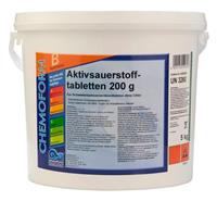 Препарат для бассейна Chemoform Аквабланк таблетки (200г), 5 кг