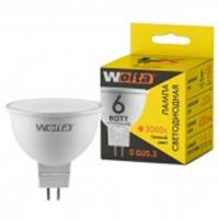 Лампа 6W Led Wolta LX MR16 GU5.3 3000К 30YMR16-220-6GU5.3, Китай, код 05103210137, штрихкод 426065219182