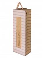 Бумажный пакет Попробуй жизнь для сувенирной продукции, с ламинацией, 12,5x34,5x8,3см арт.79665, КИТАЙ, код 40802080373, штрихкод 465010069650, артикул