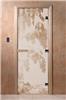 Дверь для сауны DoorWood (Дорвуд) 80x180 Основная серия Берёза (сатин) левая