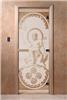 Дверь для сауны DoorWood (Дорвуд) 60x200 Основная серия Посейдон (сатин) левая