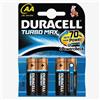 Батарейка AA Duracell LR6 Turbo Max (4-BL) (80/240) 8981