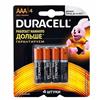 Батарейка AAA Duracell LR03 Basic CN (4-BL) (48/192) 92403