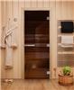 Дверь для сауны DoorWood (Дорвуд) 70x190 Эталон Бронза 10 мм, правая