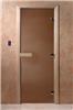 Дверь для сауны DoorWood (Дорвуд) 70x210 Основная серия Бронза матовое левая
