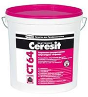 Штукатурка Ceresit CT 64 25 кг, полимерная короед 2,0 мм, база