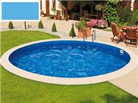 Морозоустойчивый бассейн Ibiza круглый глубина 1,5 м диаметр 6 м, голубой
