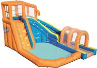 Надувной детский бассейн Bestway игровой центр Аквапарк с горкой 420х320х260 см, арт. 53303