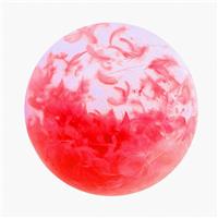 Надувной мяч с перьями 60 см (red) 117366