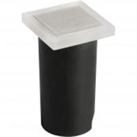 Светильник 40520 LN011 1W, 3000K, IP67, квадрат, белый матовый/хром для лестниц, КИТАЙ, код 05213050175, штрихкод 462715318712, артикул 40520