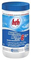 Двуслойные таблетки hth 6 в 1 Maxitab Action 1кг для чистки воды бассейна