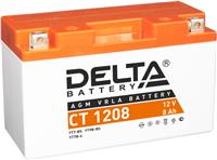 Аккумулятор Delta CT 1208 для дизельных генераторов, скутеров, мотоциклов, гидроциклов, квадроциклов