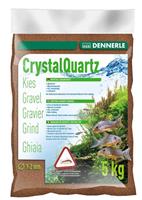Грунт для аквариума Dennerle Crystal Quartz Gravel, светло-коричневый, 5 кг
