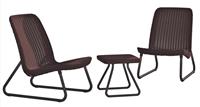Комплект кофейной мебели Keter Rio patio set, виски коричневый