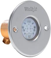 Прожектор светодиодный под плитку с оправой из нержавеющей стали Hugo Lahme (VitaLight) 4 диода, d=110 мм, 24 В, холодный белый, Rg5