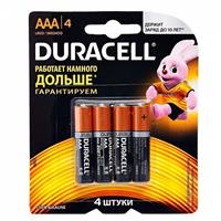 Батарейка AAA Duracell LR03 Basic CN (4-BL) (48/192) 92403