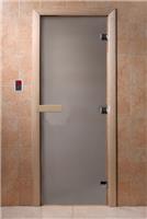 Дверь для сауны DoorWood (Дорвуд) 80x180 Основная серия Сатин