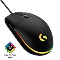 Мышь проводная игровая Logitech g102 lightsync black