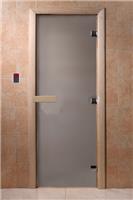 Дверь для сауны DoorWood (Дорвуд) 90x200 Основная серия Сатин правая