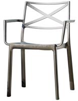 Стул (кресло) Keter Metalix Armrest, цв. графит