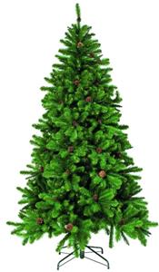 Новогодняя елка Triumph Tree Императрица с шишками 185 см зеленая