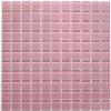 Мозаика стеклянная однотонная Bonaparte Pink glass