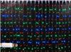 Гирлянда-дождь (плей-лайт) светодиодная Rich Led 2*6 м, 220 В, мерцание, IP65, мульти(RGP),пр.белый