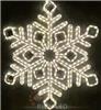 Световая фигура уличная Rich Led Снежинка, тепл.белый, пост.свечение, RL-SFDL70-WW