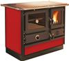 Печь-камин MBS SUPER THERMO MAGNUM 4D RED L (левая) 21 кВт