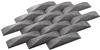 3D панель из камня Талькомагнезит 10 talcum stone 290x72x50