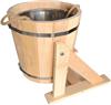 Устройство для обливания DoorWood, 15 л, ОВН-15, ольха, нерж. вставка