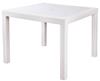 Стол Tweet Kvatro Table с отверстием для зонта, белый