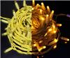 Гирлянда-нить светодиодная Rich Led 10м, 100LED(желтый), желтый резиновый провод, 24B