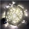 Гирлянда-нить светодиодная Rich Led 10м, 100LED(теплый белый), 220В, прозрачный провод