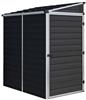 Сарай (хозблок) Palram Skylight SHED PENT (4*6), dark grey