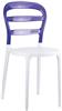 Стул (кресло) Siesta Contract Miss Bibi, цвет белый, фиолетовый