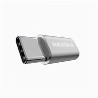 Адаптер Borofone BV4 Micro to Type-c Adapter (silver) 123318