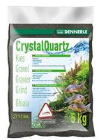 Грунт для аквариума Dennerle Crystal Quartz Gravel, черный, 5 кг