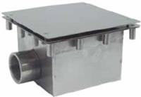 Донный слив универсальный из нерж. стали AQA Tybsa AQA-SCAL 225х225 мм, 2