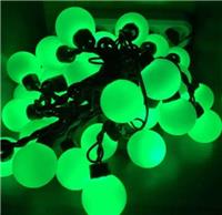 Гирлянда шарики (LED-шарики) Rich Led зеленый RL-S5-20C-40B-B/G, провод черный