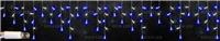 Гирлянда-бахрома светодиодная Rich Led 3*0,5 м, пост.свечение, IP65, синий+бел.,пр.прозр.