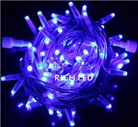 Гирлянда-нить светодиодная Rich Led 10 м, 220 В, пост.свечение, IP65, синий, пр.синий